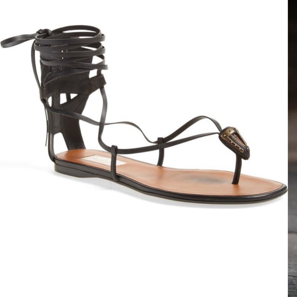 Valentino lace up sandal with gladiator size 37